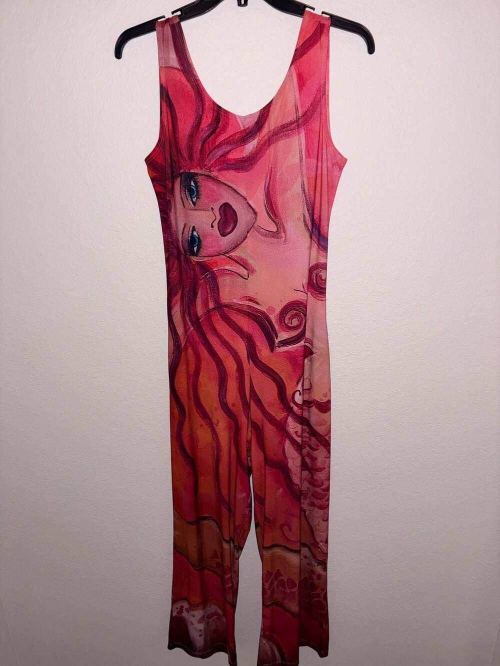 Gerrocouture Mermaid Pink Be The Art Jumpsuit